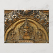 Carte Postale Népal Deity Carving (Devant)
