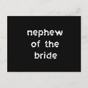 Carte Postale Néphew of the Bride