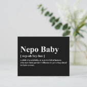 Carte Postale Nepo Baby Signification (Debout devant)