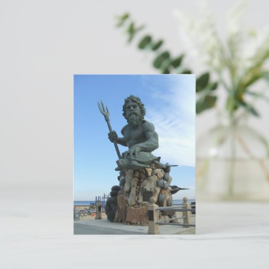 Carte postale Neptune (Debout devant)