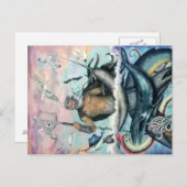 Carte Postale Neptune (Devant / Derrière)