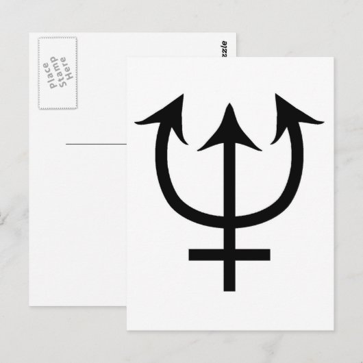 CARTE POSTALE NÉPTUNE (Devant / Derrière)