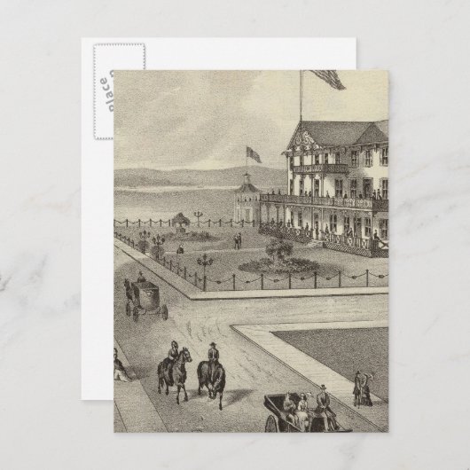 Carte Postale Neptune House, Ocean Beach, NJ (Devant / Derrière)