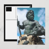 Carte Postale neptune king à la plage de virginia (Devant / Derrière)