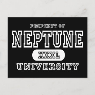Carte Postale Neptune University Dark