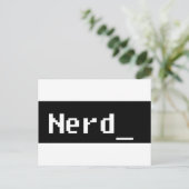 Carte Postale Nerd (Debout devant)