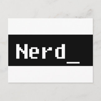 Carte Postale Nerd