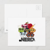 CARTE POSTALE NERD 3 (Devant / Derrière)