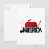 Carte Postale Nerd - Logo (Devant / Derrière)