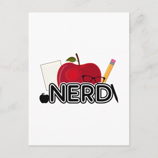Carte Postale Nerd - Logo (Devant)
