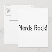 Carte Postale Nerds Rock (Devant / Derrière)