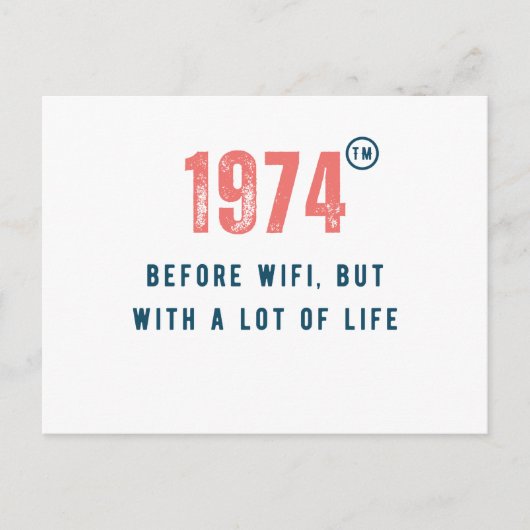 Carte Postale nés dans les années 1970 (Devant)