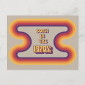 Carte Postale Nés dans les années 1970, Millennials, Génération  (Devant)