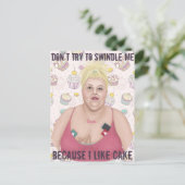 Carte Postale N'essayez pas de me tromper (Debout devant)