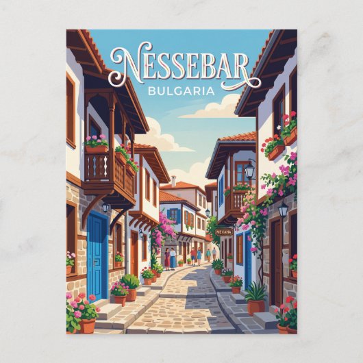 Carte Postale Nessebar Bulgarie (Devant)