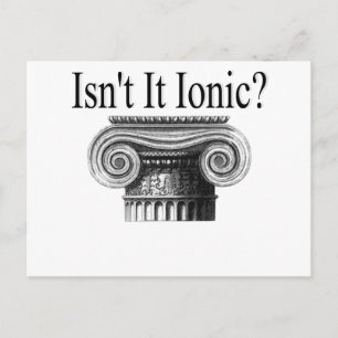 Carte Postale N'est-ce pas ionique ?