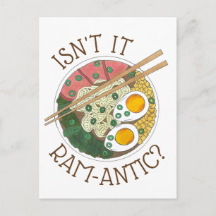 Carte Postale N'est-ce pas Ram-Antique (romantique) Ramen nouill