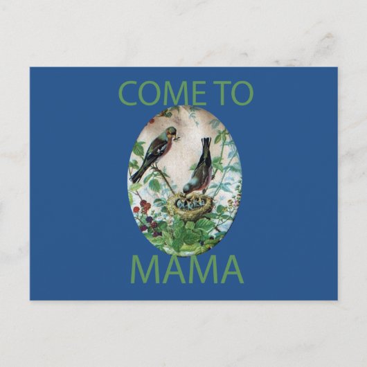 Carte Postale Nest of Joy : L'amour du jeune esprit nourdissant (Devant)