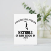 CARTE POSTALE NETBALL (Debout devant)