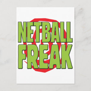 Carte Postale Netball Freak G