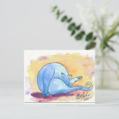 Carte Postale NettoyageChat (Debout devant)