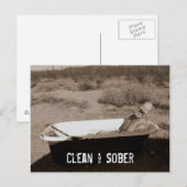 Carte Postale Nettoyer et sobre (Devant / Derrière)