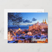 Carte Postale Neuchatel Castle, Switzerland (Devant / Derrière)