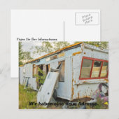 Carte Postale Neue Adresskarte d'Allemand Lustige (Devant / Derrière)