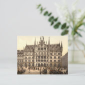 Carte Postale Neues Rathaus à München (Debout devant)
