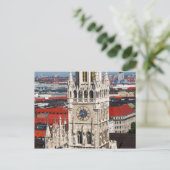 Carte Postale Neues Rathaus, Munich Postcard (Debout devant)