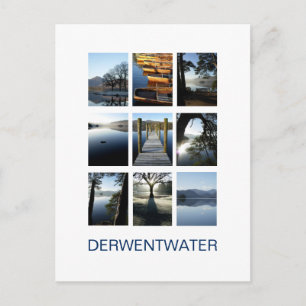 Carte Postale Neuf vues de Derwentwater - Lake District, Royaume