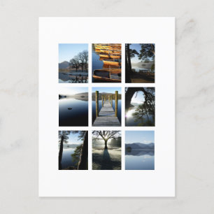 Carte Postale Neuf vues de Derwentwater - Lake District, Royaume