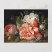 Carte Postale Neugebauer J. Un Bouquet de Fleurs avec des Roses. (Devant)