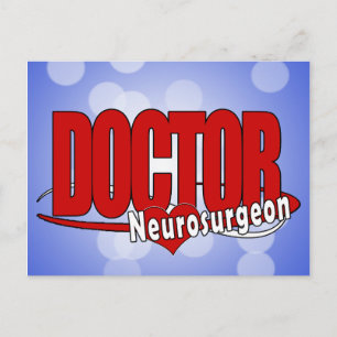 Carte Postale Neurochirurgien de DOCTEUR BIG RED de LOGO