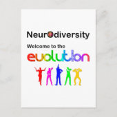 Carte Postale Neurodiversity Welcome (Devant)
