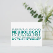 Carte Postale Neurologue 3% Talent (Debout devant)