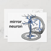 Carte Postale Neuron miroir (Devant / Derrière)