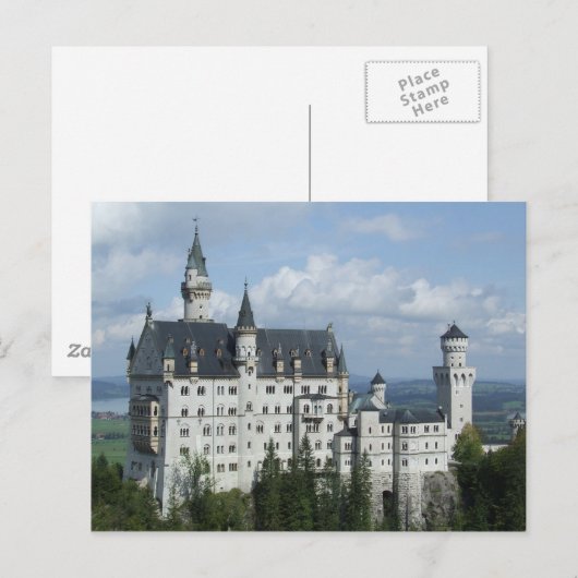 Carte Postale Neuschwanstein (Devant / Derrière)