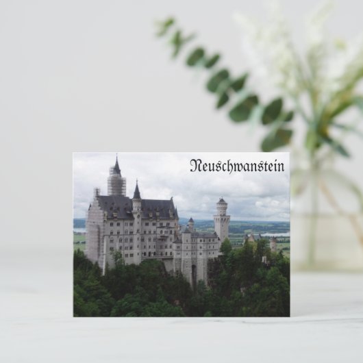 Carte Postale Neuschwanstein (Debout devant)
