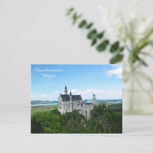 Carte Postale Neuschwanstein-Panorama (Debout devant)