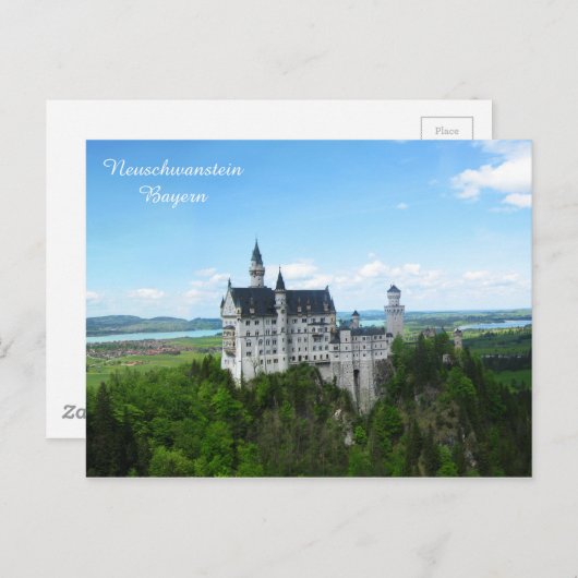 Carte Postale Neuschwanstein-Panorama (Devant / Derrière)