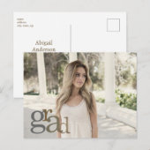 Carte postale Neutre 2023 Photo Grad Faire-part (Devant / Derrière)