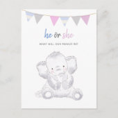 Carte postale Neutre Genre Moderne Elephant Party (Devant)