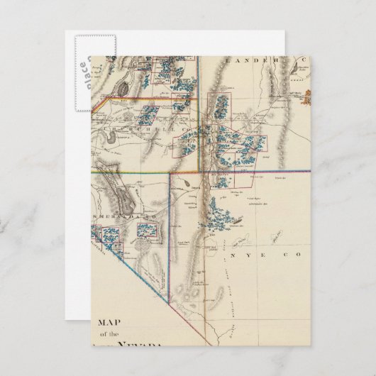 Carte Postale Nevada (Devant / Derrière)