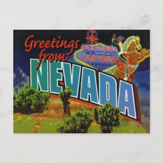 Carte Postale Nevada (Devant)