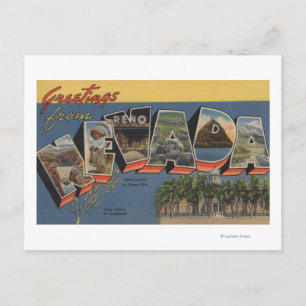 Carte Postale Nevada (Capitale d'Etat/Fleur)