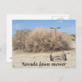 Carte Postale Névada Lawn Mower (Devant / Derrière)