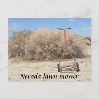Carte Postale Névada Lawn Mower