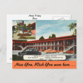 Carte Postale Nevada, Motel B Gay, Reno (Devant / Derrière)