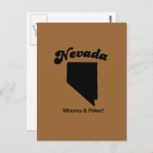 Carte Postale Nevada Motto - Grosses et Poker (Devant / Derrière)